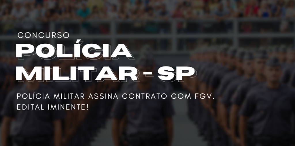 Concurso PM assina contrato com FGV