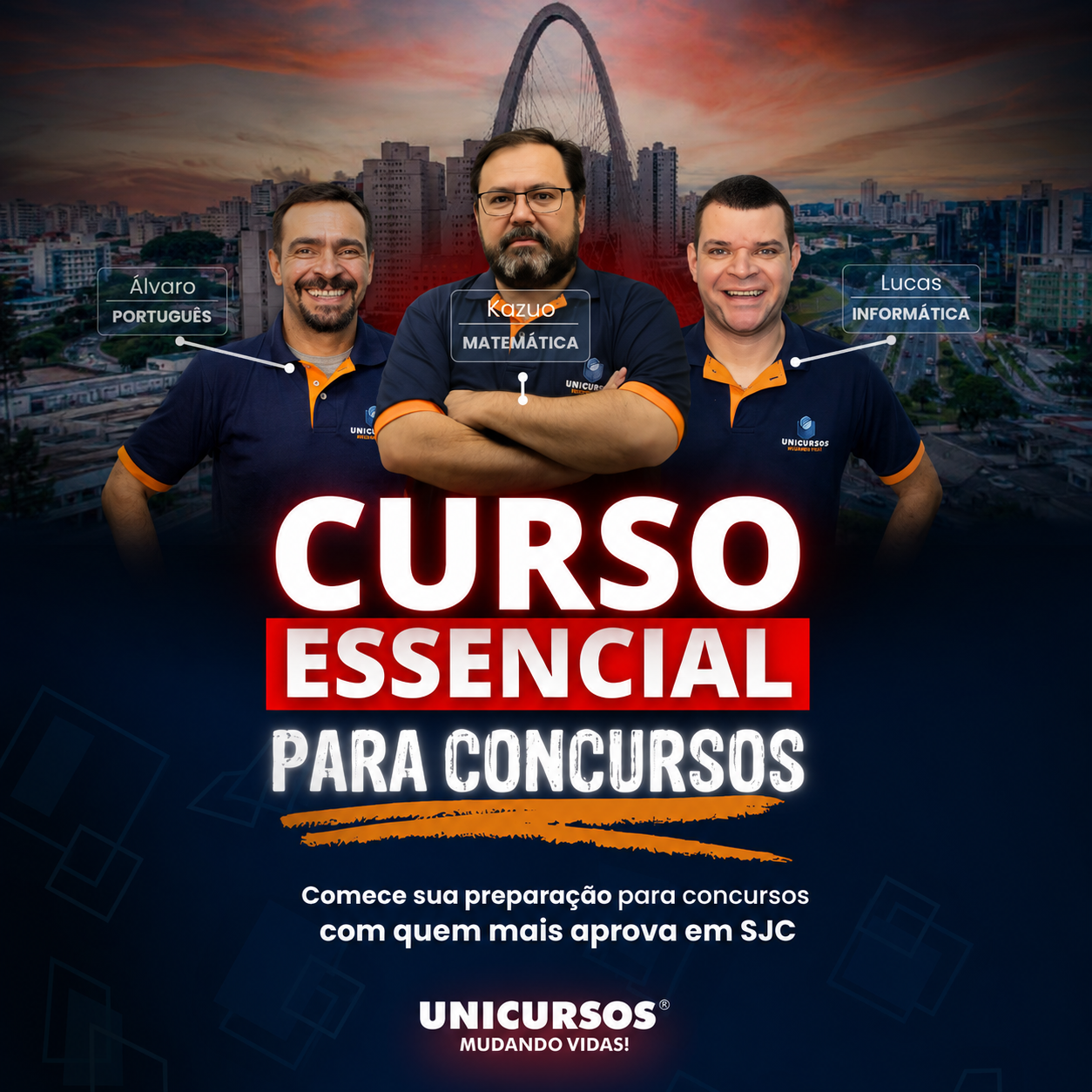 Curso Essencial para Concursos com os professores do Unicursos