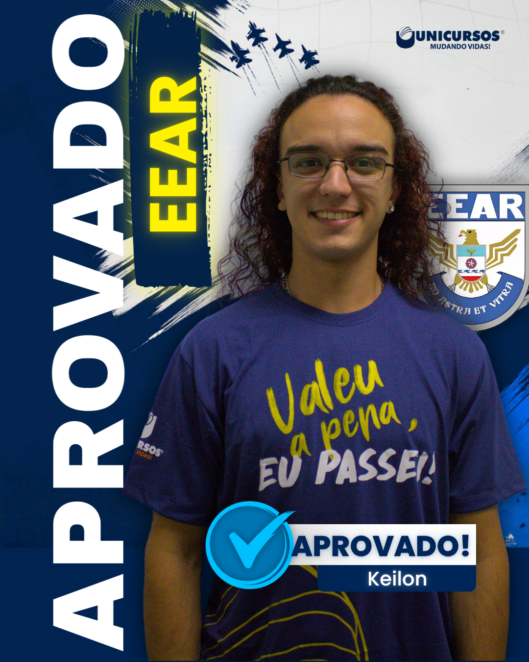 Keilon aprovado na EEAR