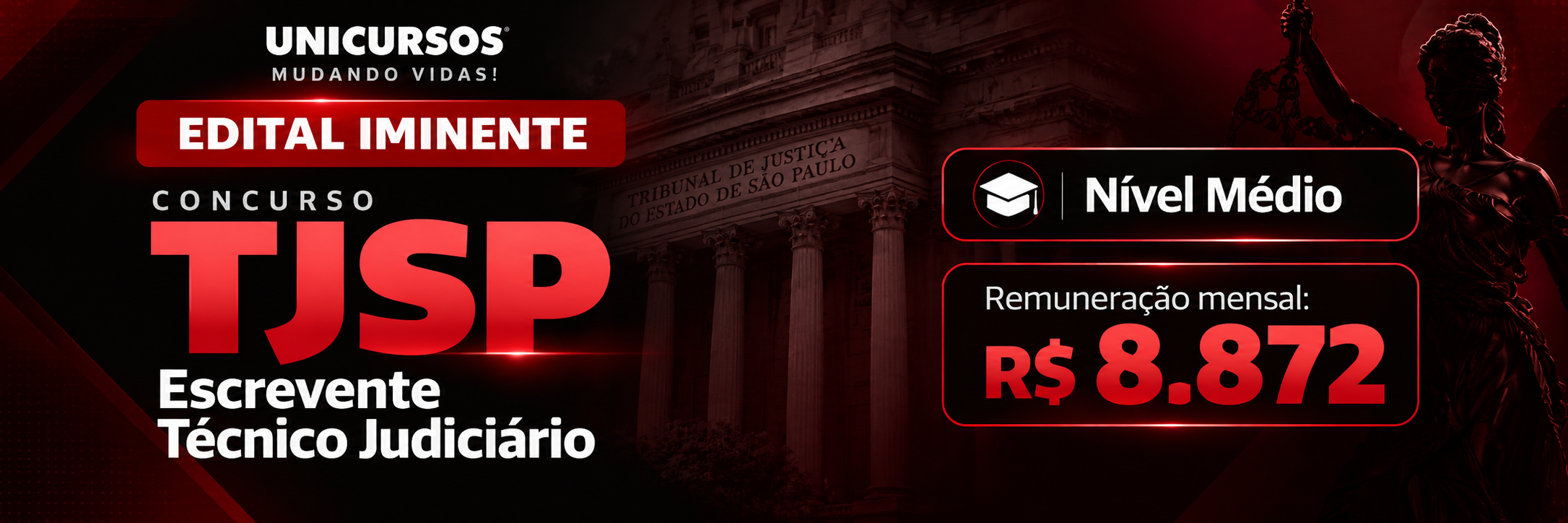 Banner do concurso TJSP