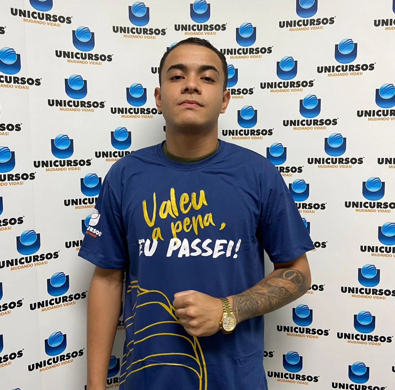 Leonardo Rosa, aprovado em Soldado da PMSP